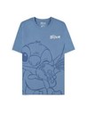 Difuzed Camiseta Abrazo de Stitch Azul Talla Xl