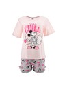 Sun City Pijama Mickey Rosa Talla M para Mujer, Diseño Cómodo y Divertido en Tela Suave
