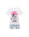 Sun City Pijama Mickey Blanco Talla S para Mujer, Diseño Cómodo y Divertido en Algodón Suave