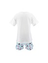 Sun City Pijama Mickey Blanco Talla Xl para Adultos, Diseño Divertido Con Personaje Disney, Tejido Suave y Cómodo