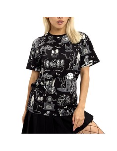 loungefly_camiseta_unisex_mansión_embrujada_talla_l_diseño_gótico_halloween_0671803525405_oferta