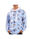 Loungefly Sudadera Con Capucha Mickey & Friends Talla 3x Unisex Negra Con Estampado Multicolor