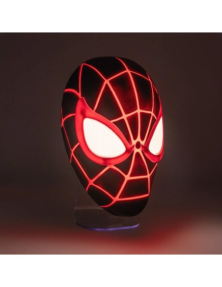 paladone_lámpara_máscara_miles_morales_spiderman_22_cm_iluminación_led_para_fans_5056577751369_oferta