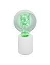 Paladone Lámpara Con Bombilla Led Neon Creeper E27 para Decoración Gamer