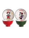 Egan Bowl Pequeño Navidad 300 Ml Mickey y Minnie Winter Magic 2 Piezas