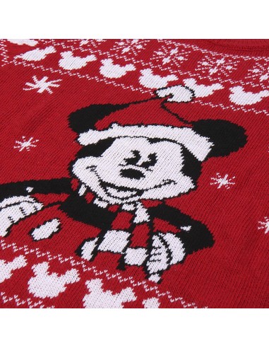 CERDA Jersey Punto Navideño Disney Mickey XS Rojo | Comprar en Kiwiku