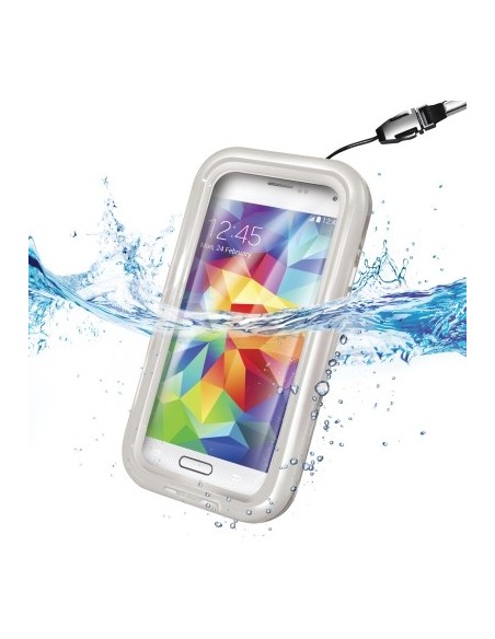 Funda waterproof samsung galaxy s6 blanca WPCSAM01 kiwiku.com