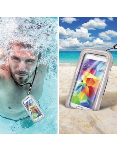 Funda waterproof samsung galaxy s6 blanca WPCSAM01 kiwiku.com