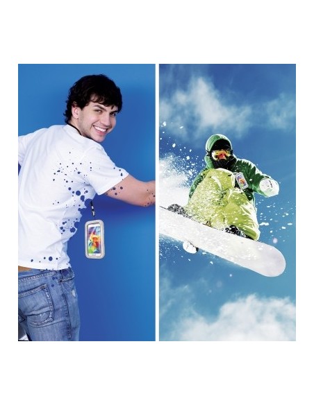 Funda waterproof samsung galaxy s6 blanca WPCSAM01 kiwiku.com