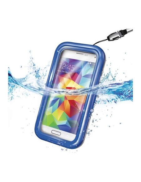 funda waterproof samsung galaxy s6 azul WPCSAM02 kiwiku.com