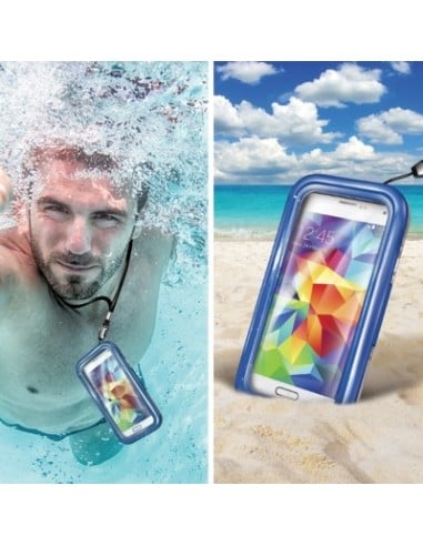 funda waterproof samsung galaxy s6 azul WPCSAM02 kiwiku.com