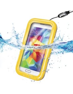 funda waterproof samsung galaxy s6 amarillo WPCSAM03 kiwiku.com