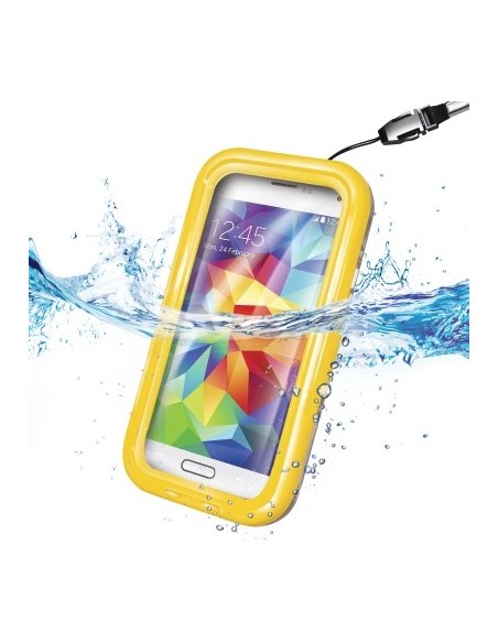funda waterproof samsung galaxy s6 amarillo WPCSAM03 kiwiku.com