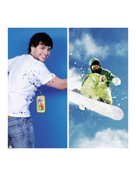 funda waterproof samsung galaxy s6 amarillo WPCSAM03 kiwiku.com