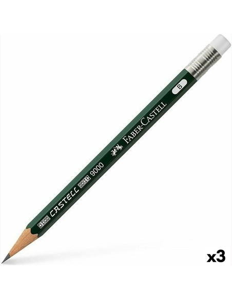 faber_castell_lápiz_corto_con_goma_para_recambio_9000_b_4005401066101_oferta