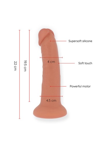 Dildo Vibrador ONINDER Bogotá Large 9 Velocidades - Kiwiku