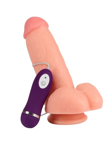 Compra SHEQU Red Eagle Dildo Vibrador Con Control Remoto 17 Cm en Kiwiku