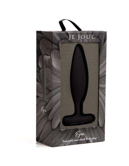 JE JOUE Egon Plug Anal Vibrador Negro - Kiwiku
