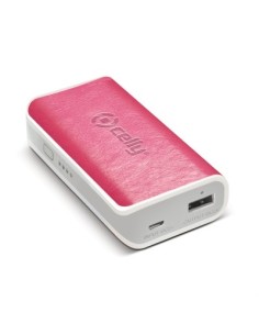 Power Bank de piel sintética de color rosa 4000mah PB4000PUP kiwiku.com