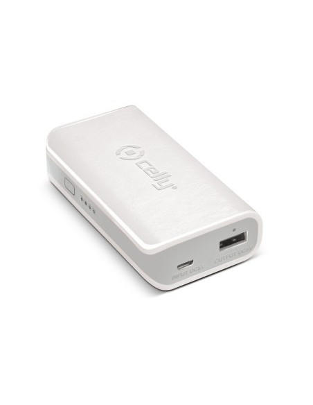 Power Bank de piel sintética de color blanco 4000mah PB4000PUW kiwiku.com