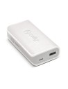 Power bank de piel sintética de color blanco 4000mah