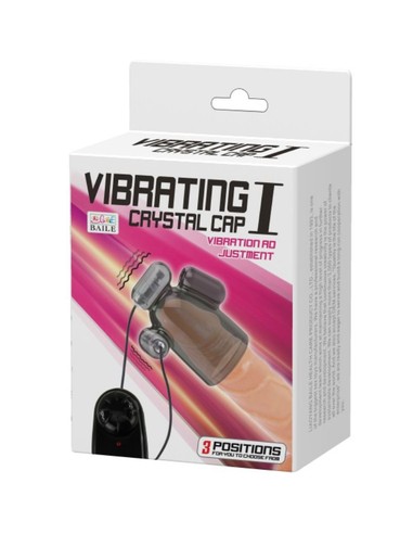 Funda Vibradora BAILE FOR HIM Vibrating Crystal Cap I - Kiwiku