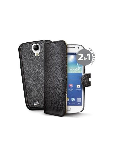 Funda negro con tapa removible para Samsung Galaxy S4 Mini AMBO332BK kiwiku.com