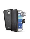 Funda negro con tapa removible para samsung galaxy s4 mini