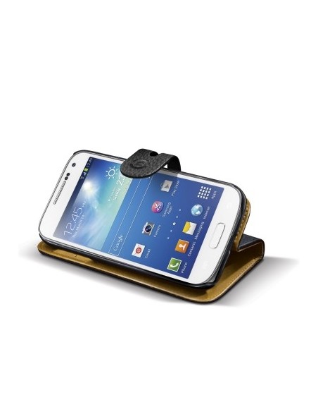 Funda negro con tapa removible para Samsung Galaxy S4 Mini AMBO332BK kiwiku.com