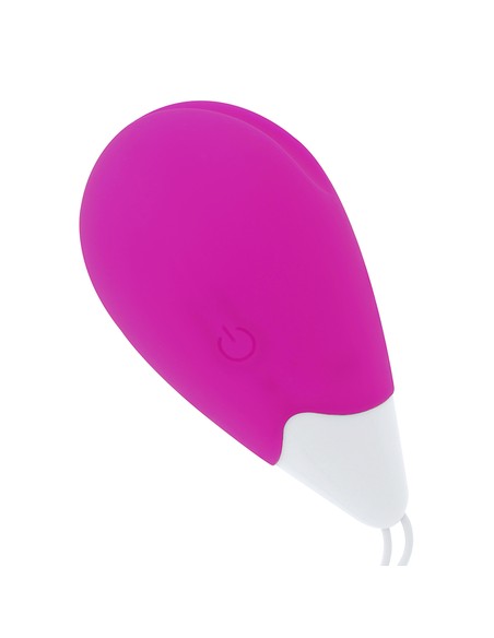 OHMAMA Huevo Vibrador 10 Modos Lila y Blanco - Kiwiku