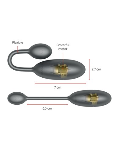Compra ONINDER Denver Huevo Vibrador Negro 7 x 2.7 cm en Kiwiku