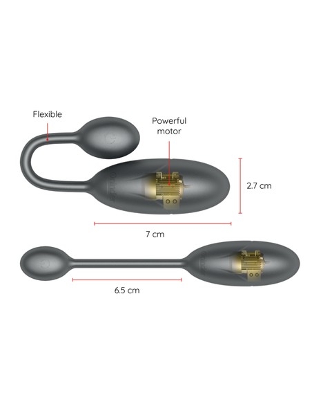 Compra ONINDER Denver Huevo Vibrador Negro 7 x 2.7 cm en Kiwiku