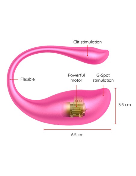 ONINDER Nairobi Huevo Vibrador Rosa - Control Remoto App | Kiwiku