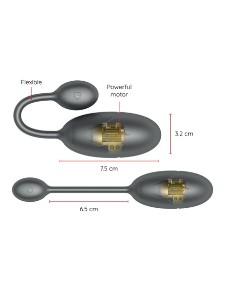 Compra ONINDER Tokyo Huevo Vibrador Negro 7.5 X 3.2 Cm - App Gratuita en Kiwiku