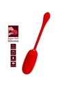 Prettylove Julius Huevo Vibrador Rojo Con 12 Funciones de Vibración