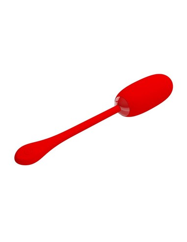 Compra PRETTYLOVE Julius Huevo Vibrador Rojo con 12 Funciones en Kiwiku