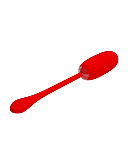 Compra PRETTYLOVE Julius Huevo Vibrador Rojo con 12 Funciones en Kiwiku
