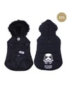 Cerda Abrigo Acolchado para Perros Star Wars Negro Talla Xxs Con Elástico Ajustable y Diseño Térmico