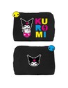 Pyramid International Kuromi Estuche de Felpa Sanrio, Diseño de Personaje Kawaii, Medidas Aproximadas 20 Cm de Largo