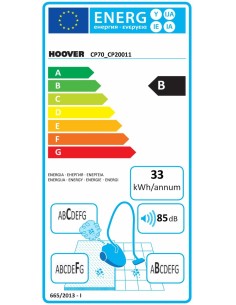 Hoover CP70_CP20 aspirador - Aspiradora (700W, B, 33 kWh, Cilindro, Bolsa para el polvo, Metal) Azul, Plata: Kiwiku.com: Hogar 2