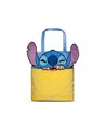 Difuzed Bolsa Tote Stitch Piña - Licencia Oficial de Lilo & Stitch - Diseño Tropical Con Piña - Capacidad para Uso Diario