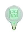 Paladone Bombilla Led Neon Creeper E27 - Iluminación Decorativa en Forma de Creeper de Minecraft, 4w, Blanco Frío