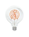 Paladone Bombilla Led Neon Marvel Avengers E27 - Iluminación Decorativa Temática de Superhéroes, 4w, Forma Clásica