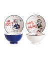 Egan Bowl Pequeño Navidad 300 Ml 2 Piezas Donald y Daisy Winter Magic