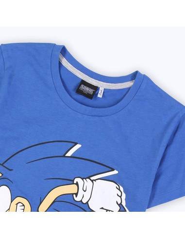 Conjunto 2 Piezas French Terry Sonic Azul Talla 10 Años - CERDA | Kiwiku