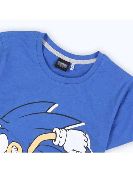 Conjunto 2 Piezas French Terry Sonic Azul Talla 10 Años - CERDA | Kiwiku