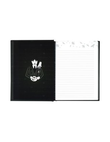SD TOYS Libreta con Luz Vidriera Wednesday A5 | Kiwiku