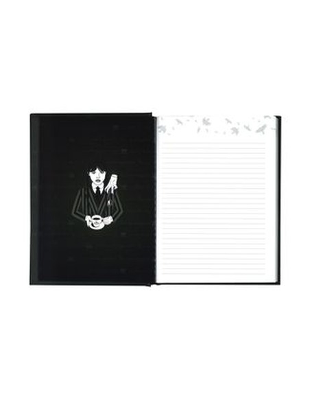 SD TOYS Libreta con Luz Vidriera Wednesday A5 | Kiwiku