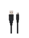 NANOCABLE Cable USB A Micro USB Value 1.8m Negro para Carga y Transferencia de Datos