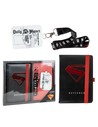 Cerda Set de Papelería Superman para Niños, Incluye Cuaderno y Bolígrafos Temáticos, Ideal para Escolares
